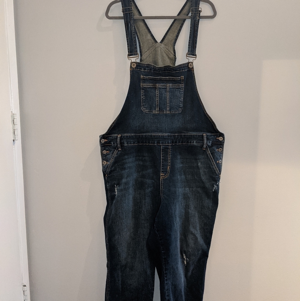 Torrid overall jean, medium wash